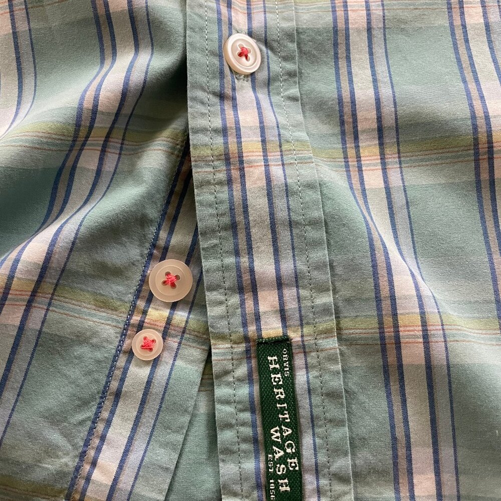ORVIS Men Button Down Shirt 100% cotton Active Fit - Picture 4 of 7